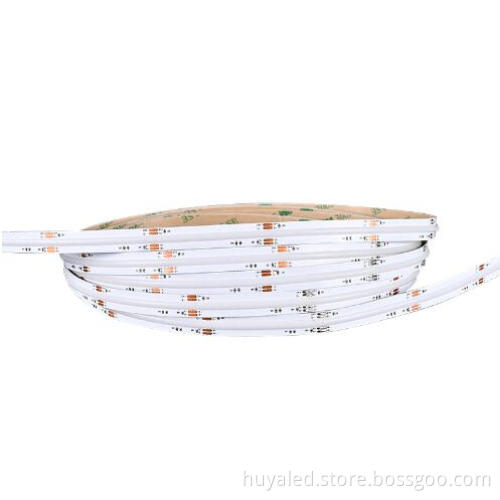 3-Year Warranty COB RGB LED Strip, 840 LEDs, CE Certified, 12V/24V Flexible White Light